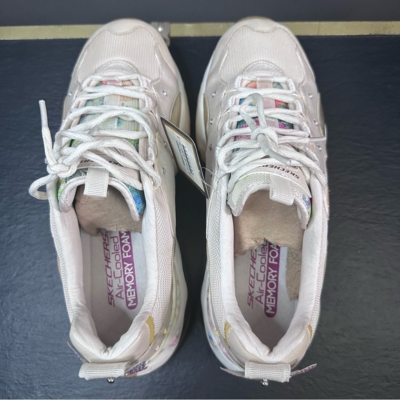 NIB Skechers Premium Heritage D'Lites 3.0 Air Sparkling Lady Butterfly Limited - Picture 10 of 15
